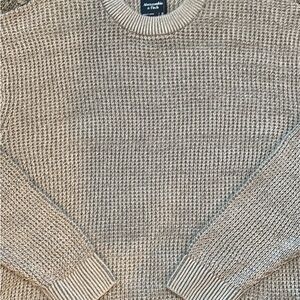 Abercrombie & Fitch Men's Beige Sweater NEW WITH TAGS